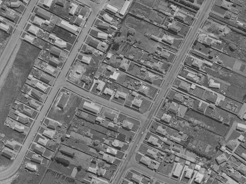 9 Bute Street from the air, 1970-1974