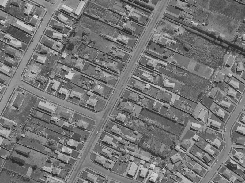 83A Tilford Street from the air, 1970-1974