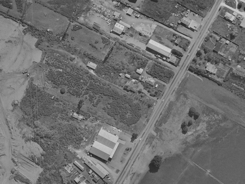 7 Edison Place from the air, 1970-1974
