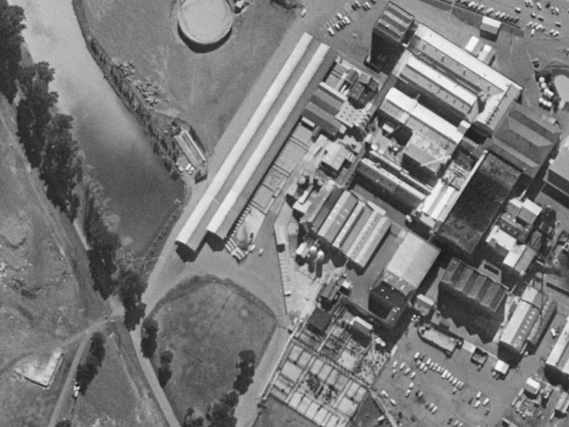 25R Enterprise Avenue from the air, 1970-1974