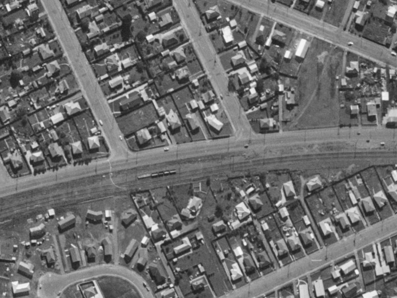 328 Waterloo Road from the air, 1970-1974