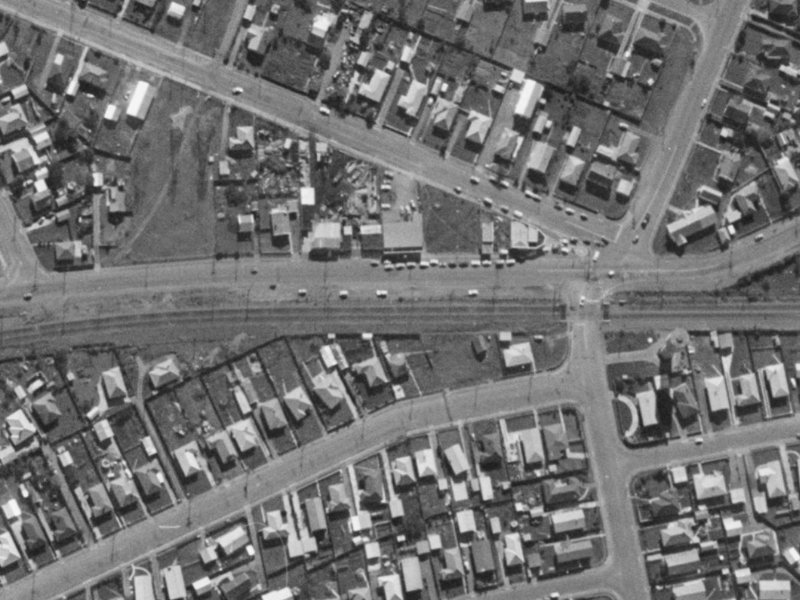 161 Foremans Road from the air, 1970-1974