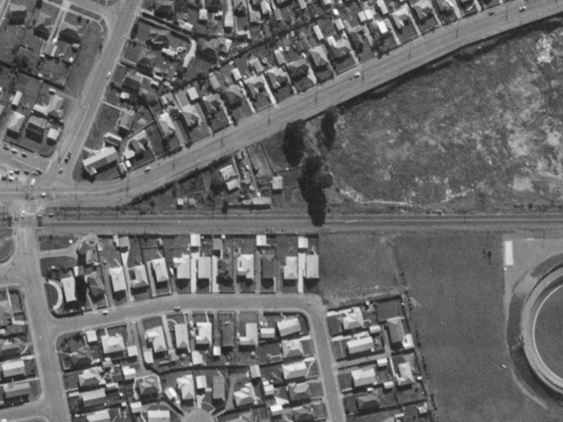 247 Waterloo Road from the air, 1970-1974