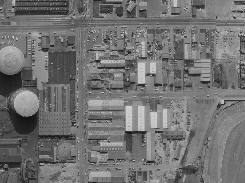 7 Stevens Street from the air, 1970-1974