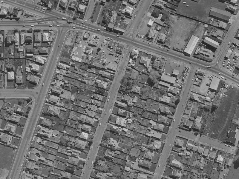 106 Barbour Street from the air, 1970-1974
