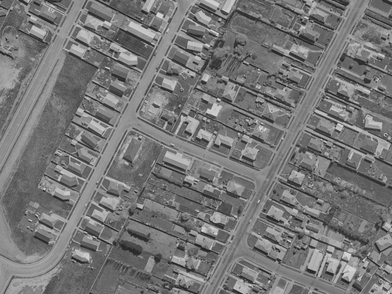 Bute Street from the air, 1970-1974