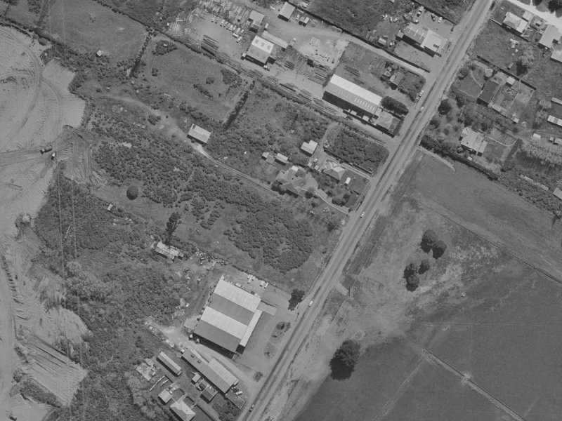 8 Edison Place from the air, 1970-1974