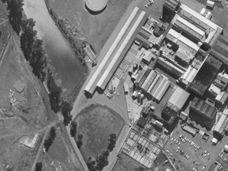 27 Enterprise Avenue from the air, 1970-1974
