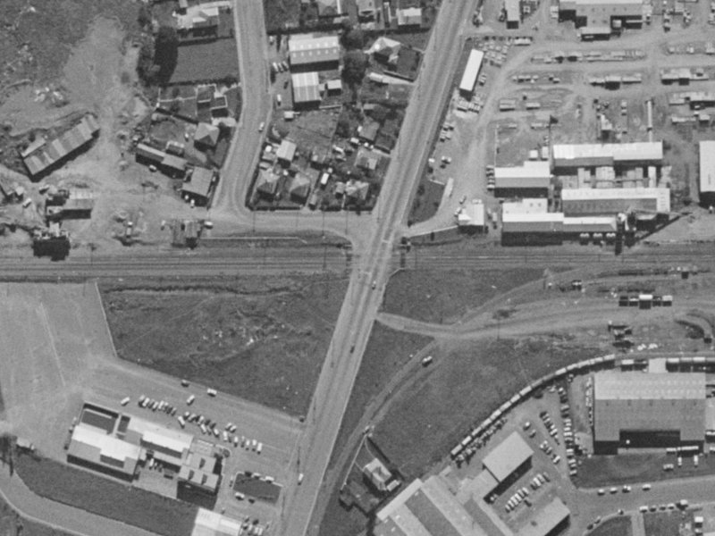 27 Carmen Road from the air, 1970-1974