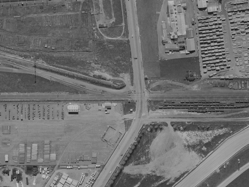 125 Matipo Street from the air, 1970-1974