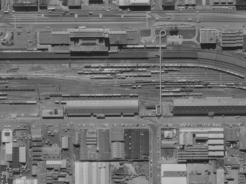 41A Carlyle Street from the air, 1970-1974