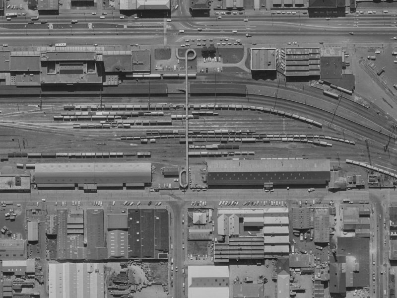 116 Gasson Street from the air, 1970-1974