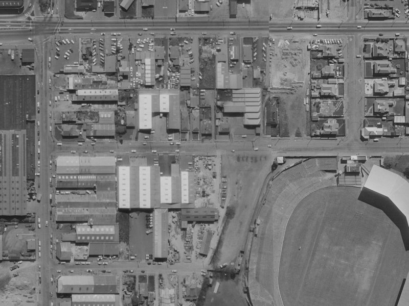 26 Stevens Street from the air, 1970-1974