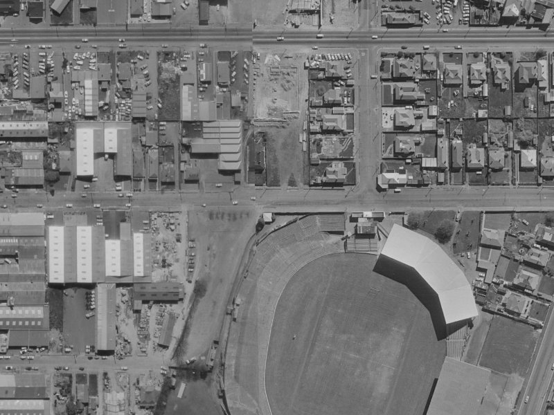 36 Stevens Street from the air, 1970-1974