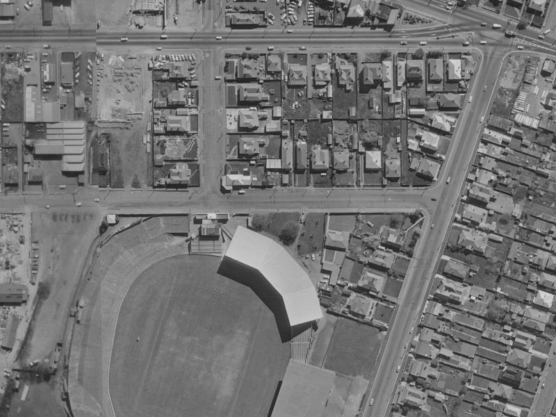68 Stevens Street from the air, 1970-1974