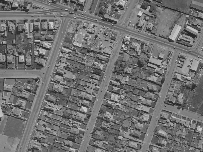 101A Barbour Street from the air, 1970-1974