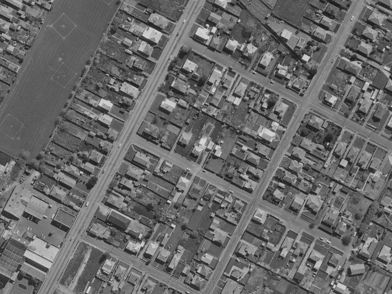 9 Edmond Street from the air, 1970-1974