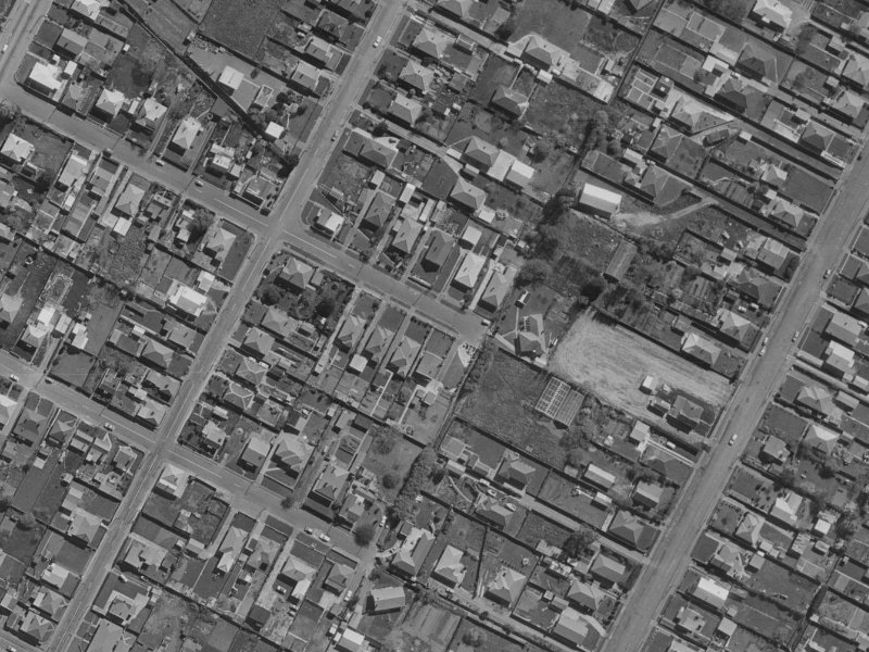 36 Bass Street from the air, 1970-1974
