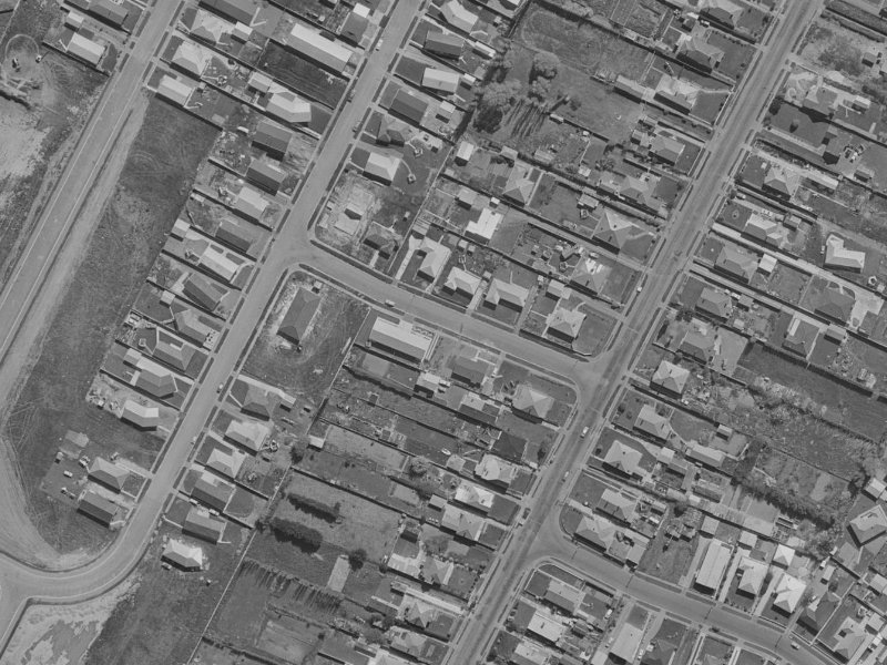 6 Bute Street from the air, 1970-1974