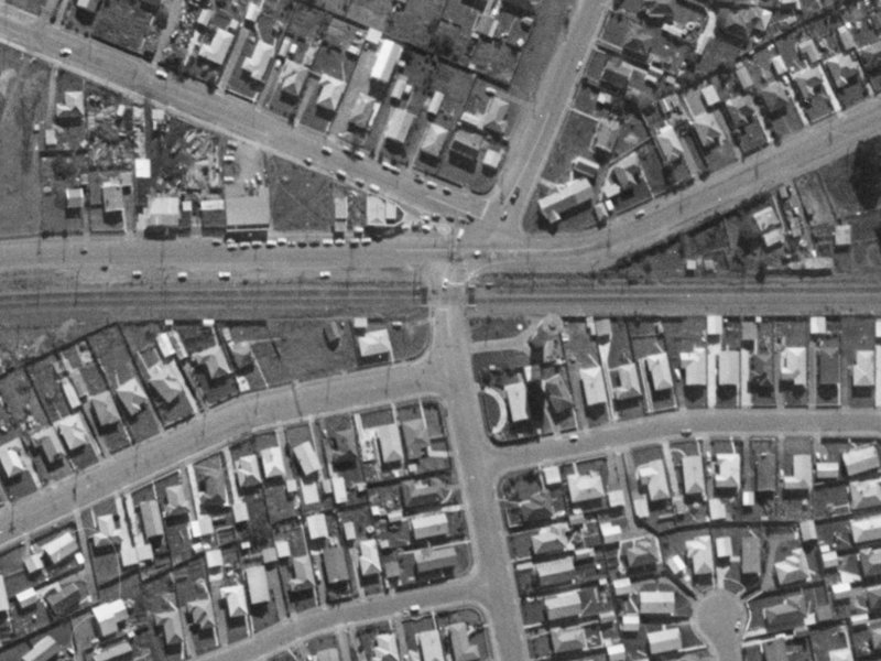167 Foremans Road from the air, 1970-1974
