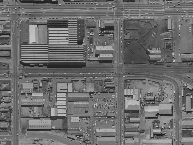 199 Hazeldean Road from the air, 1970-1974