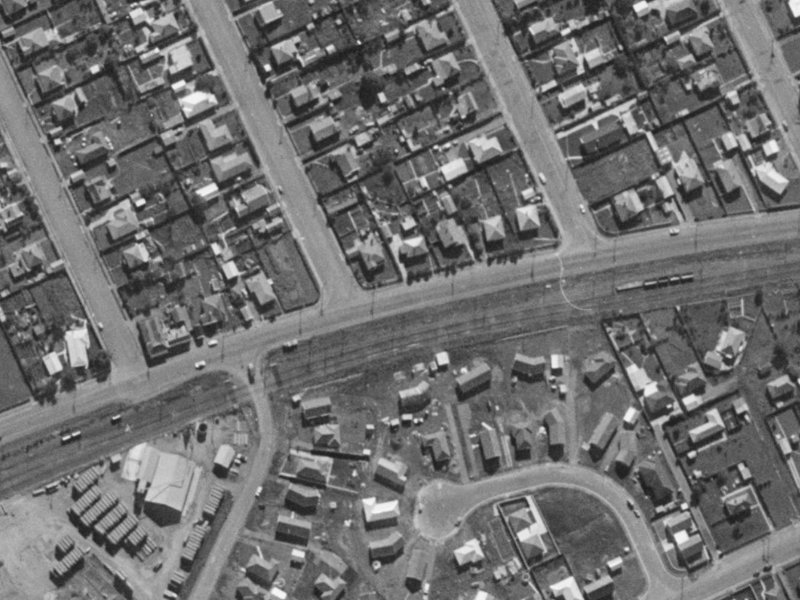 338B Waterloo Road from the air, 1970-1974