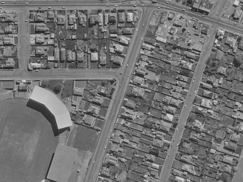 454A Wilsons Road North from the air, 1970-1974