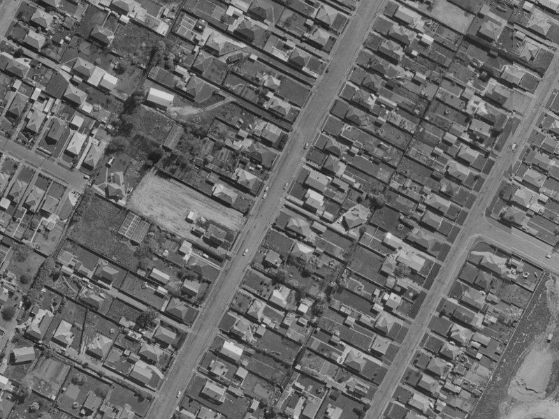 58 Mackworth Street from the air, 1970-1974