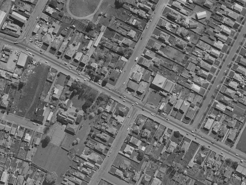 321 Ferry Road from the air, 1970-1974