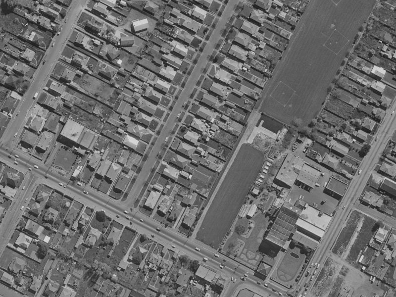 20 Ryan Street from the air, 1970-1974