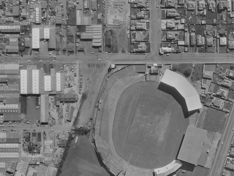 30 Stevens Street from the air, 1970-1974