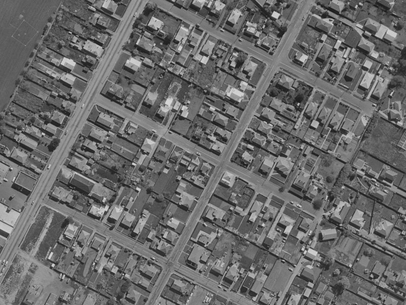 Edmond Street from the air, 1970-1974