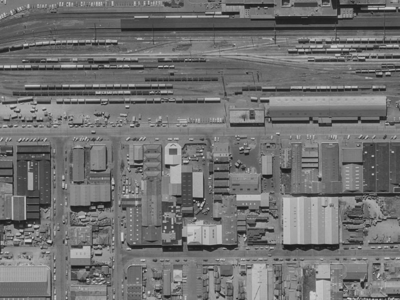 114 Carlyle Street from the air, 1970-1974