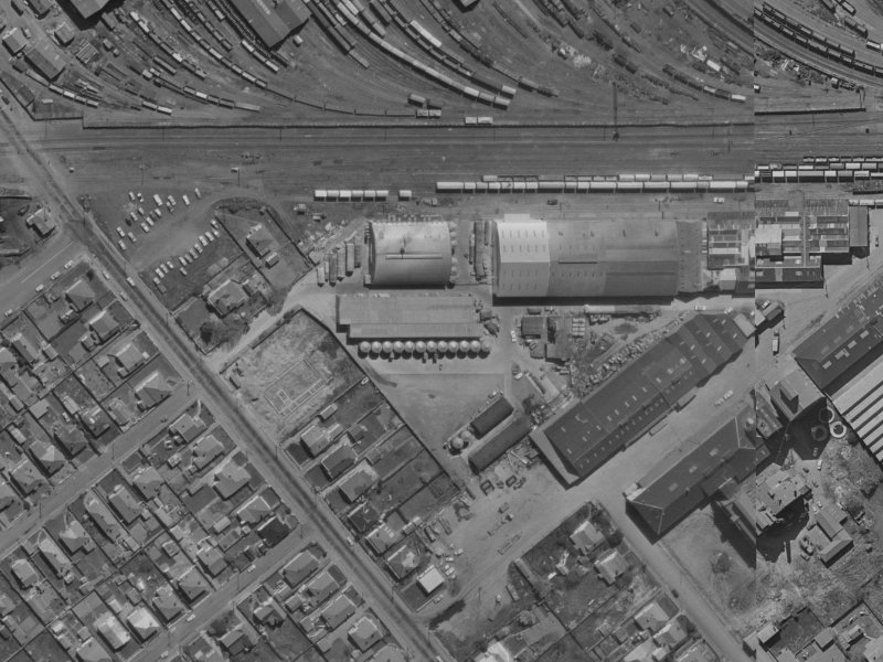 36 Clarence Street South from the air, 1970-1974