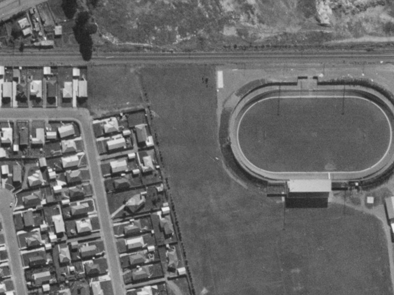 50 Kathleen Crescent from the air, 1970-1974