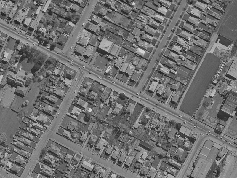 322 Ferry Road from the air, 1970-1974