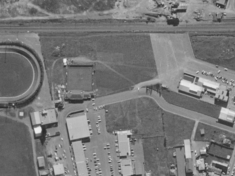 31E Chalmers Street from the air, 1970-1974