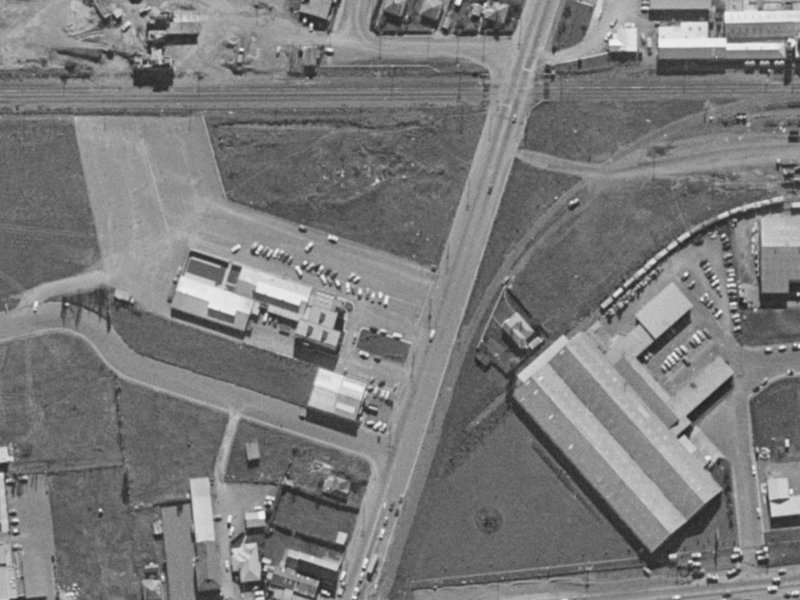 17 Carmen Road from the air, 1970-1974