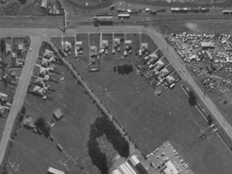 20 Dakota Crescent from the air, 1970-1974
