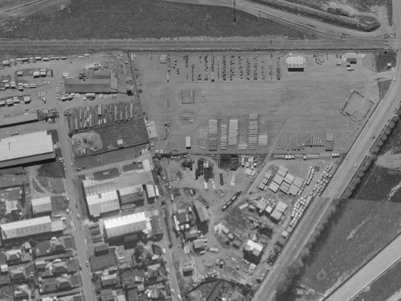 9 Moncur Place from the air, 1970-1974