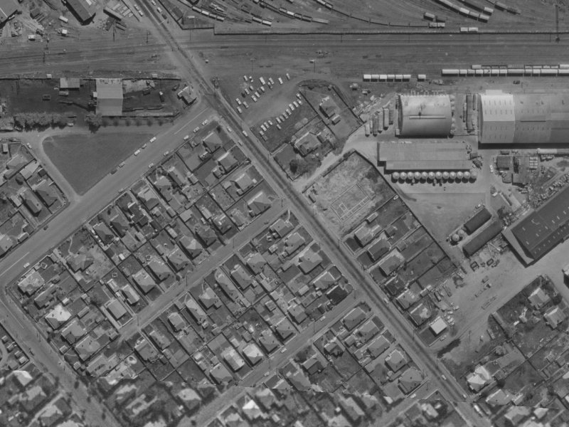 37 Clarence Street South from the air, 1970-1974