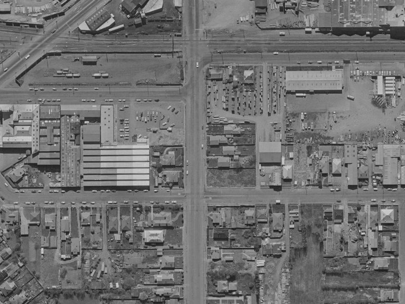40 Grove Road from the air, 1970-1974