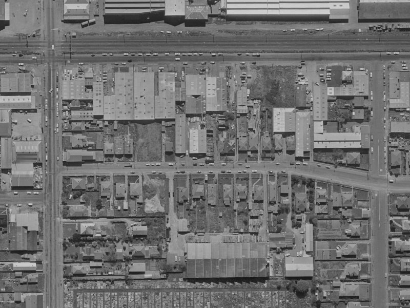 31 Disraeli Street from the air, 1970-1974