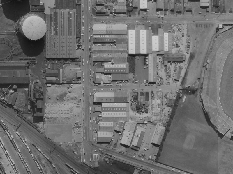 5 Talfourd Place from the air, 1970-1974