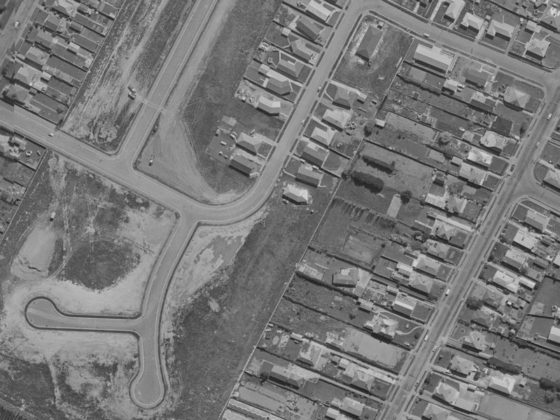 50 Arran Crescent from the air, 1970-1974