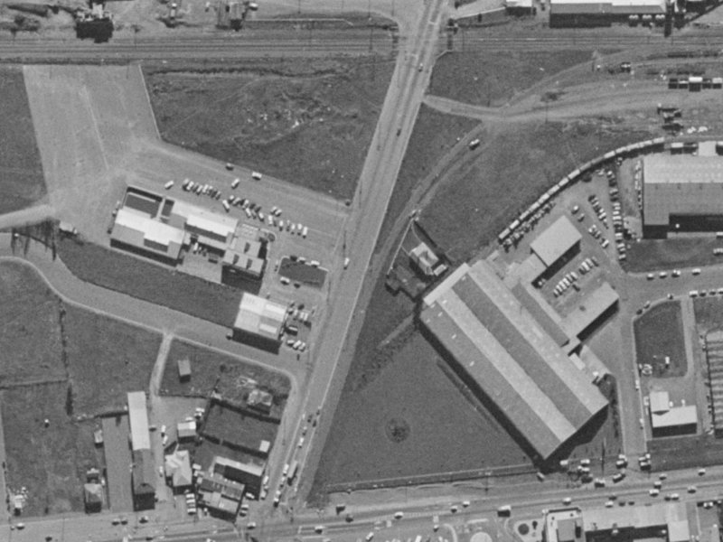19 Carmen Road from the air, 1970-1974