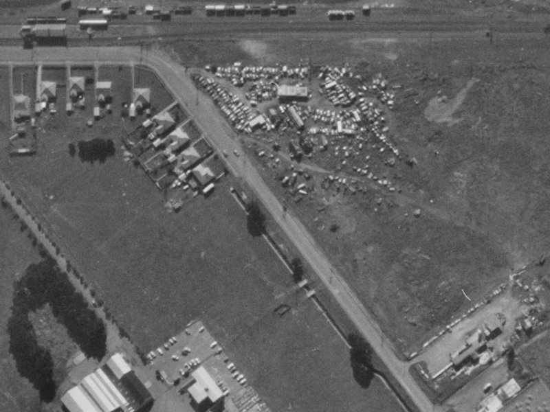 52E Hayton Road from the air, 1970-1974