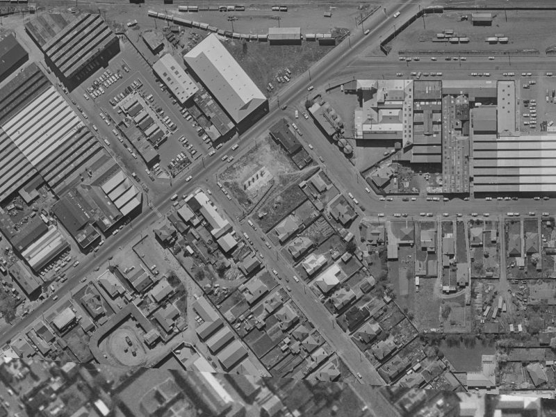 1/7 Dickens Street from the air, 1970-1974