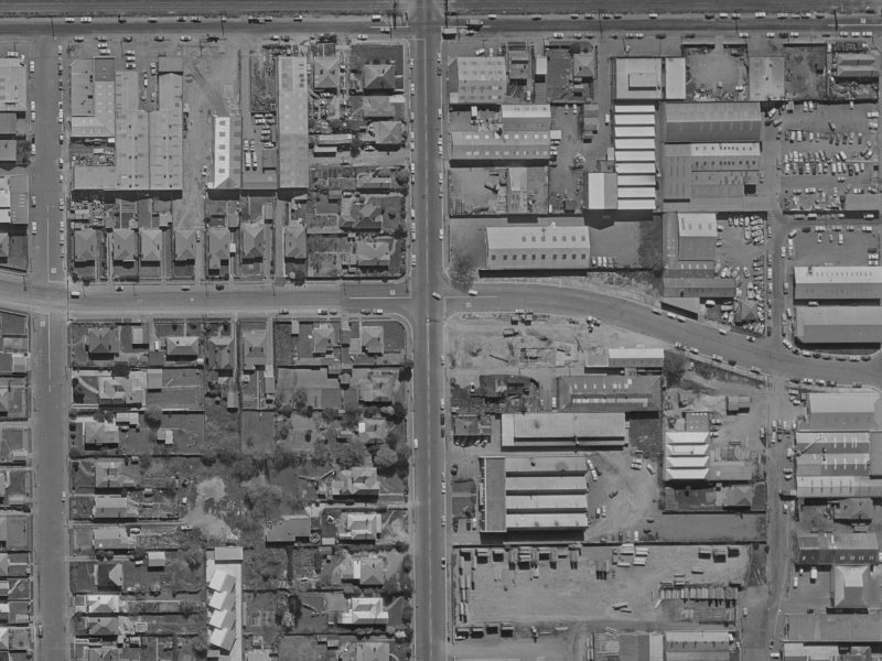 90 Disraeli Street from the air, 1970-1974