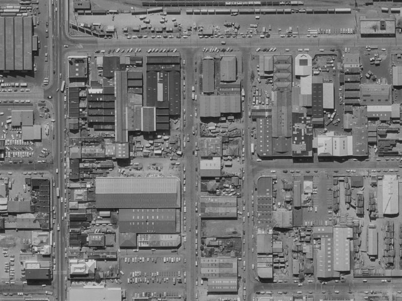 102A Buchan Street from the air, 1970-1974